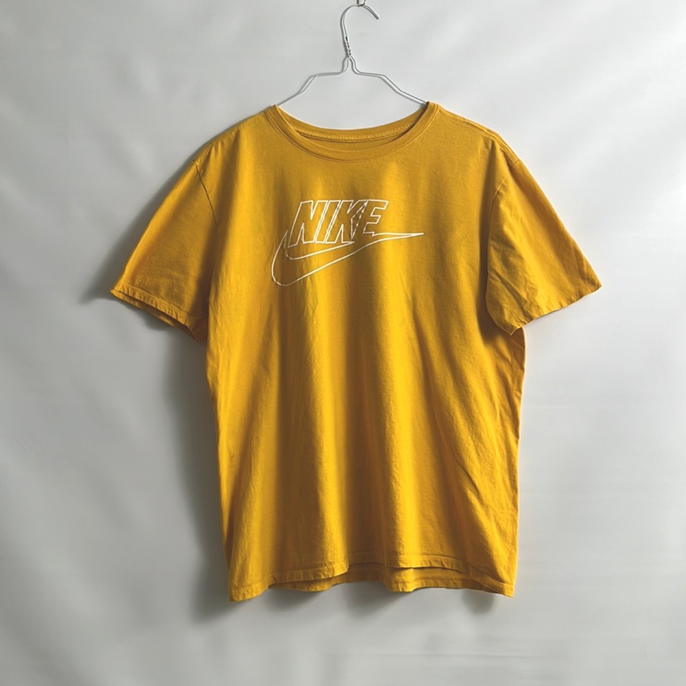 Yellow Short Sleeve Nike Shirt